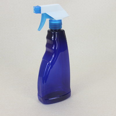 500ml Blue Garden PET Plastic Cosmetic Bottles Trigger Sprayer Logo Allowed