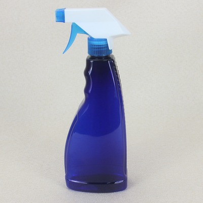 500ml Blue Garden PET Plastic Cosmetic Bottles Trigger Sprayer Logo Allowed