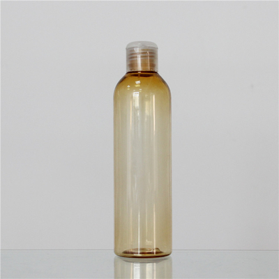 Round Shape Plastic Cosmetic Bottles , 250ml Plastic Bottle 28mm Neck Size