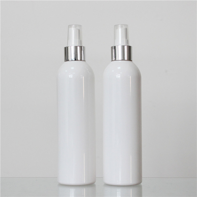 Round Shape Plastic Cosmetic Bottles , 250ml Plastic Bottle 28mm Neck Size