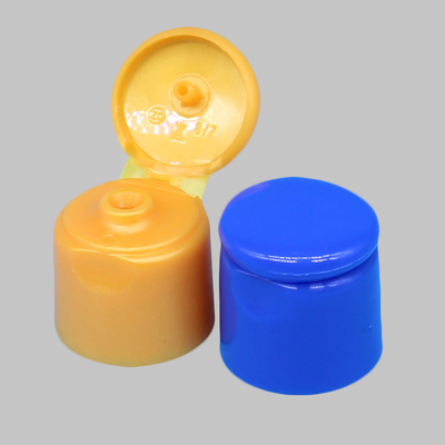 Transparent Blue 24 410 Flip Top Cap Non Spill For Hand Cream Bottle