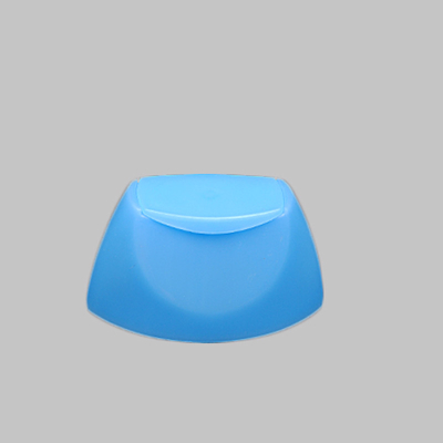 Shampoo Bottle Flip Top Plastic Caps , Oval Style Lotion Bottle Caps Closures