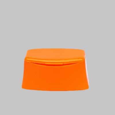 Cosmetic Plastic Bottle Flip Top 22mm Snap Neck Polish Square Shape