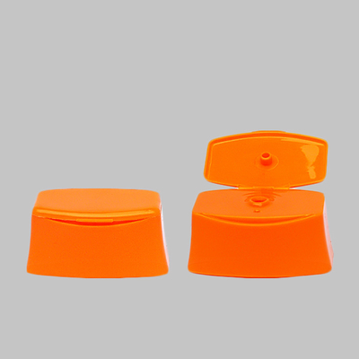 Cosmetic Plastic Bottle Flip Top 22mm Snap Neck Polish Square Shape