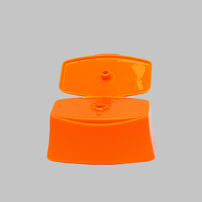 Cosmetic Plastic Bottle Flip Top 22mm Snap Neck Polish Square Shape