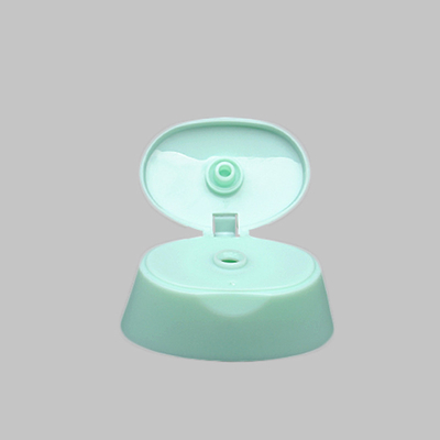 Oval Flat Flip Top Cap For Shampoo Bottle Double Layer Flip Cap For Shower Gel Bottle