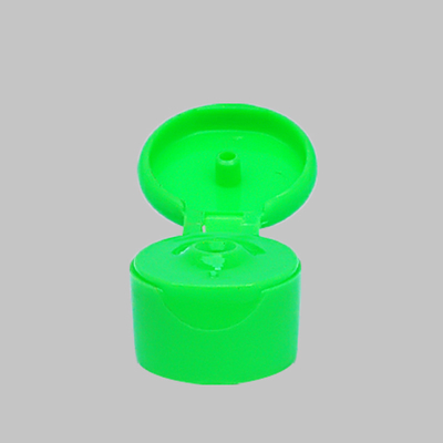 Green 24 410 Flip Top Cap Round Personal Cosmetic Bottle Flip Top Closure Caps