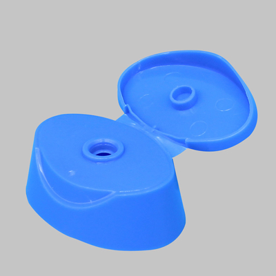 Oval Shape Plastic Flip Top Caps , 6.8g Skin Care Bottle Cap Flip Top