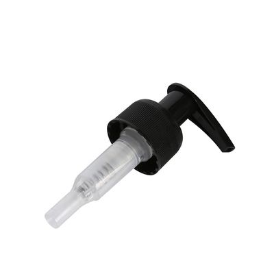 Ribbed Closure Lotion Dispenser Pump , PP / PE Hand Cream Pump Dispenser