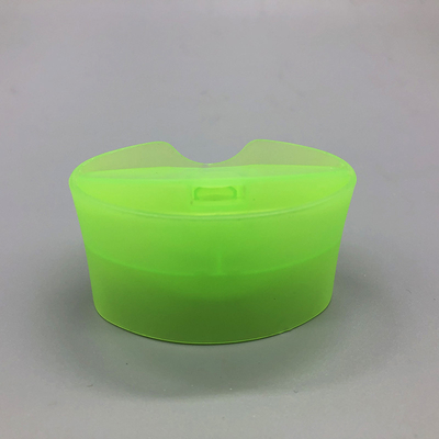 Big Oval Shape Plastic Disc Cap , Shampoo Bottle Lid OEM / ODM Service