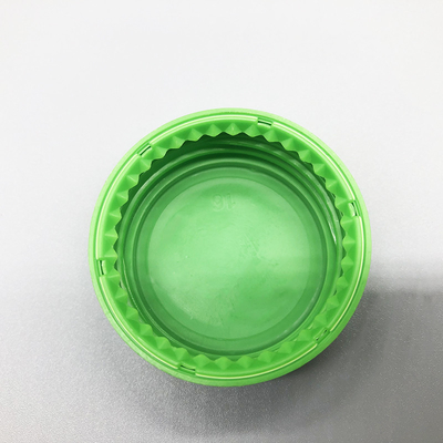 Beverage Ribbed Plastic Water Bottle Caps Non Refillable With Liner