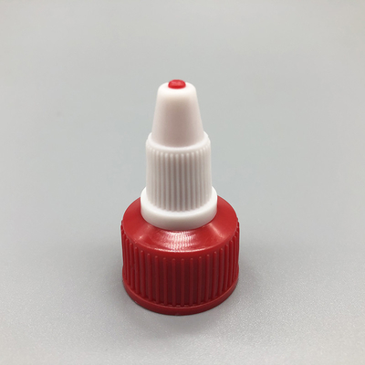 Twist Lock Top Pull Up Bottle Caps Plastic Red Push Pull Screw Cap