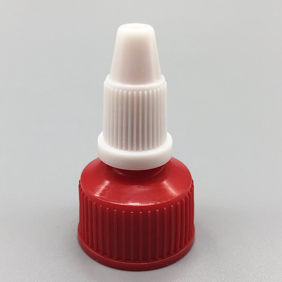 Twist Lock Top Pull Up Bottle Caps Plastic Red Push Pull Screw Cap
