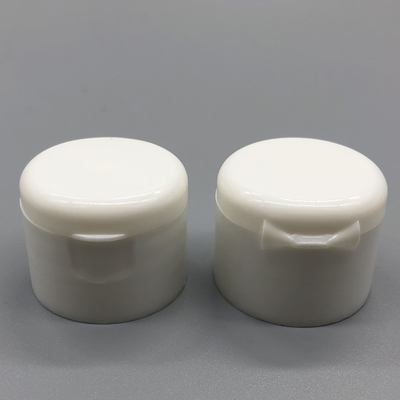 28 / 410 Plastic Bottle Flip Top Lid 3mm And 5mm Orifice White Polish Surface