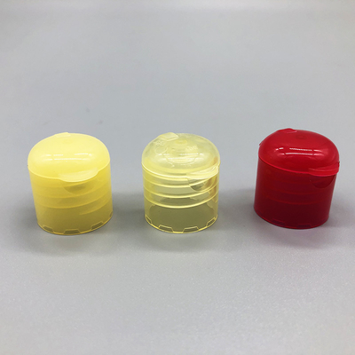 18/410 Pink Polish Easy Open Plastic Bottle Cap Transparent Flip Top Cap
