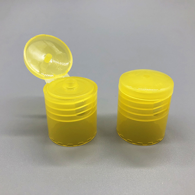 22/415 Orange and Yellow Color Polish Dispenser Flip Top Bottle Cap