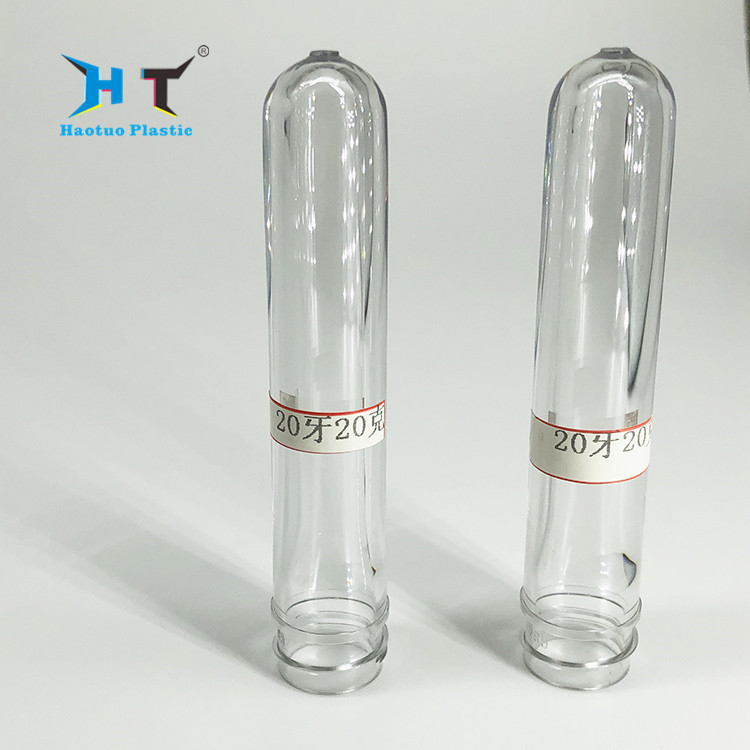 20mm Neck 20 / 410 Plastic PET Preform 101 Mm Length For Cosmetic Packing