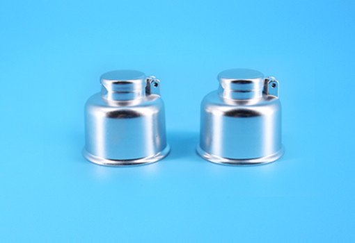 Cosmetic Luxury UV Coat 24 410 Flip Top Cap Sliver Color OEM Service