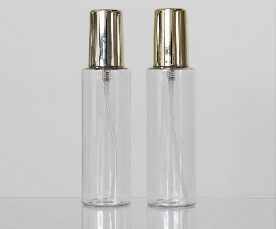 Custom Color Cosmeitc 120ml Empty Plastic Bottle Of Perfume With Pump