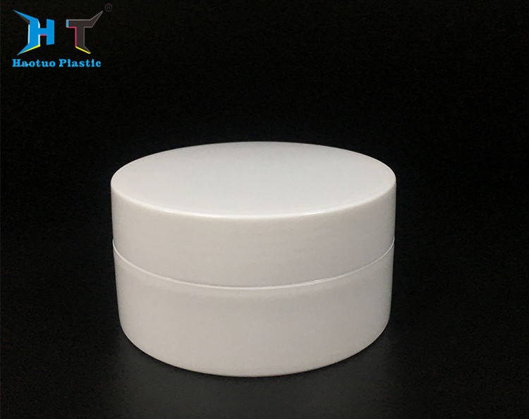 ECO Friendly Small Plastic Jars 300 Gram Label Sticker With Screw Cap