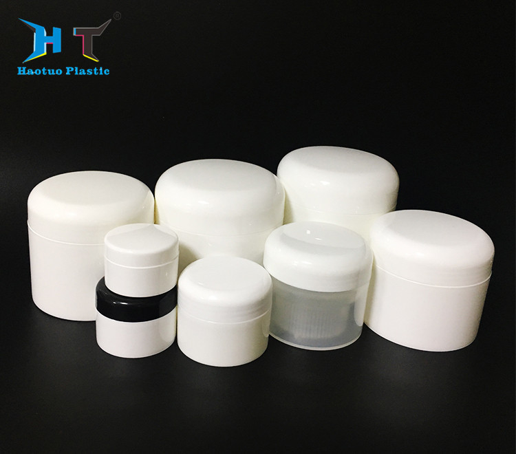 Round PP Plastic Jars Printing Or Labeling Logo For Skin Care Cream