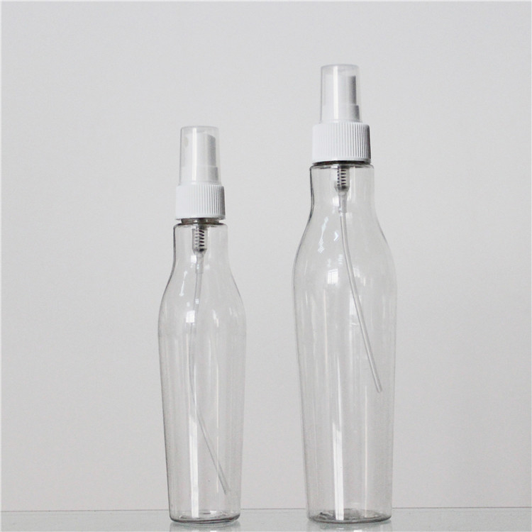 Any color 120ml 200ml Plastic Toning Lotion Bottle With Sprayer Dispenser For Skin Care